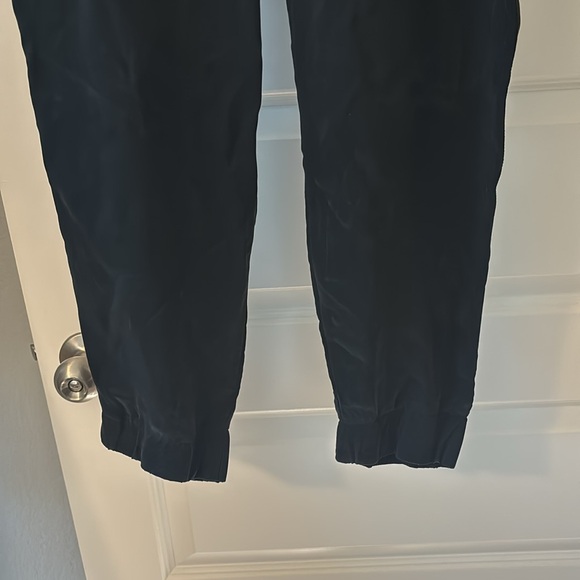 Nation LTD black rayon joggers SZ M made in LA silky texture pull on pants chic - Picture 3 of 16
